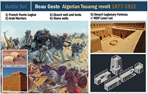 ITALERI 6183S - 1:72 Beau Geste: Algerian Tuareg revolt , Modellbau, Bausatz, Standmodellbau, Basteln, Hobby, Kleben, Plastikbausatz, detailgetreu