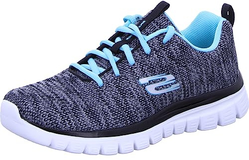 Skechers Womens Graceful Twisted Fortune Lace Up Shoes
