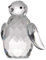 Glasfigur in Geschenkverpackung Motiv Pinguin Breite 5 cm Länge 5.5 cm Höhe 7 cm