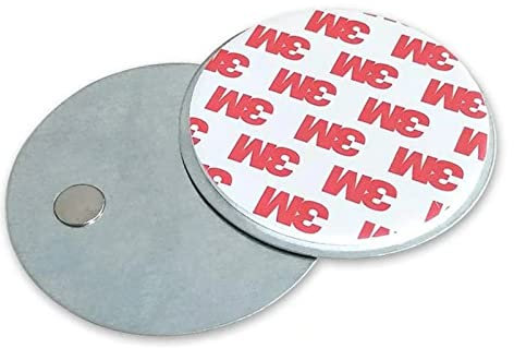 5X EWANTO Magnetisches Befestigungs-Pad für Rauchmelder 70mm Durchmesser Halterung für Feuermelder 3M Klebepads mit extra starker Magnethalterung selbstklebend schnelle einfache Montage ohne Bohren