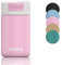 Kambukka Olympus 300ml / 10oz Stainless Steel Travel Mug, Thermal Insulated Coffee Mug for Hot and Cold Beverages, Leak-Proof with Non-Slip Base and Snapclean Technology - Pink Kiss