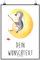 Mr. & Mrs. Panda Personalisiertes Poster Pinguin Mond DIN A5 - Personalisierte Geschenke, Süßigkeiten, Poster selbst gestalten., Personalisierte