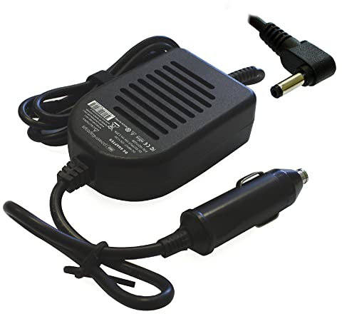 Power4Laptops DC Adapter Laptop Car Charger Compatible With Asus e410m