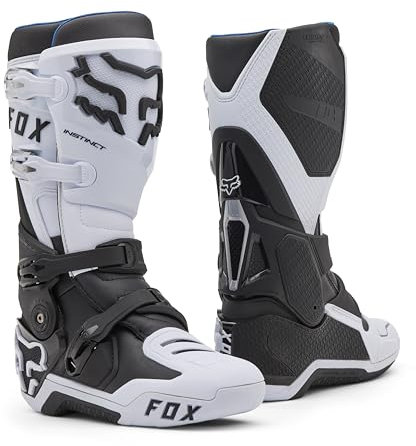 FOX Instinct Motocross Stiefel, weiß/schwarz, 9.5