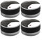 Manopole di controllo per barbecue a gas, 4 pezzi, 50/58 mm, manopole di ricambio rotanti per accessori per stufe (58 mm)