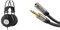 AKG K72 Hochleistungs-Kopfhörer mit geschlossenem Design & KabelDirekt – 5 m – Kopfhörer-Verlängerungskabel, 3,5-mm-Klinken-Verlängerung