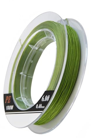 Geflochtene Angelschnur 12fach,Geflochtene Schnüre,PE Braided Fishing Lines 100M,Grün