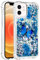 Glitter Case for iPhone 11 Flowing Liquid Glitter Bling Luxury cover Soft TPU Bumper Phone case with Air Cushion Design for iPhone 11 - Blue Butterfly