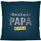 Gruss & CO Kissen Motiv Bester Papa Ever | Plüschkissen, Polyester, 25 cm x 25 cm, Wendemotiv, mit Loop | Geschenk für Papa, Vatertag, Geburtstag | 73889