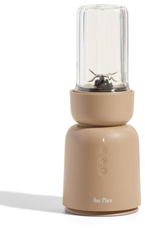 Our Place Splendor Blender – 1 000 W haute puissance | Lames ultra tranchantes | 2 modes de mélange | Comprend une tasse personnelle de 25 onces et un couvercle pour boire | milkshakes, smoothies et