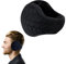 AWOCAN Ohrenschützer Frauen flauschige Ohrenschützer Ohrenwärmer Winter warm Plüsch Ohrenschützer faltbar Unisex (SCHWARZ)
