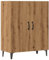 vidaXL Sideboard Artisan-Eiche 70x34x90 cm Holzwerkstoff, Schrank, Highboard, Home Organizer, Lagerschrank, Beistellschrank, Wohnzimmerschrank