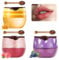 3 PCS Bee Balm Honeybalm Honey Lip Balm Moisturizing Skincare Lip Mask with Lip Brush Lip Sleeping Mask for Dry Chapped Peeling Cracked Lips(Honey+Peach+Grape)