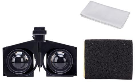 Gafas de realidad virtual – Gafas 3D – Gafas plegables portátiles, mini – Teléfono móvil 3D Realidad Virtual Box Panorámicas para Niños y Adultos