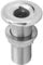 Hapivida Stainless Steel Thru Hull Fitting Connector Marine Grade 316 Pagoda Type Water Outlet for Boats Yachts MJS022 Silver Full Threaded (MJS022-1/2〃)