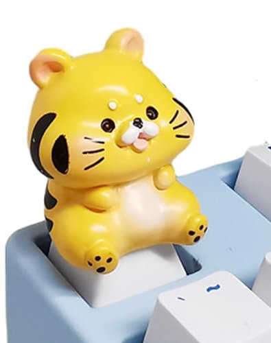 Chinese Animal Keycaps 3D Lovely Animal Resin Keycap For Mechanical Keyboard Keycap Replaces 1PC