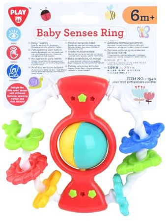 Play Baby-Rassel-Sinnesring, mehrfarbiges Spielzeug