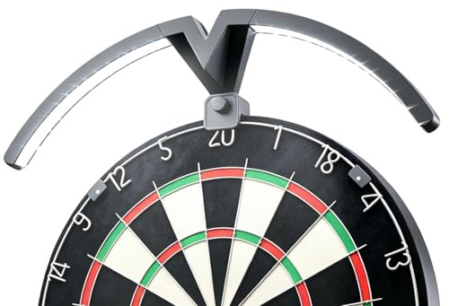 BrightArk Dart Board Light, 120° Professional Led Dartboard Light with 3 Meters UK Plug Power Cable, Securely Fits All Dart Boards, 6000K Bright Darts Lighting Accessories for Eliminating Shadows