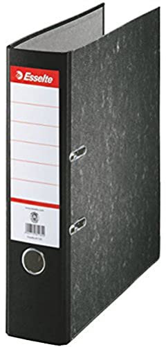 Leitz Esselte Ordner Standard (mit Schlitzen, A4, breit) schwarz