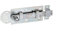 Alberts 113018 Cerrojo de ventana, Recto, con cerradero fijado, Galvanizado, pasivado con capa gruesa, Pletina 80 x 30 mm