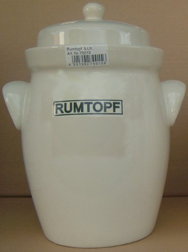 Rumtopf 3,5 Ltr. creme ohne Dekor