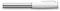Faber-Castell 149272 - Füllfederhalter LOOM Piano, Feder: EF, Schaftfarbe: weiß / silber