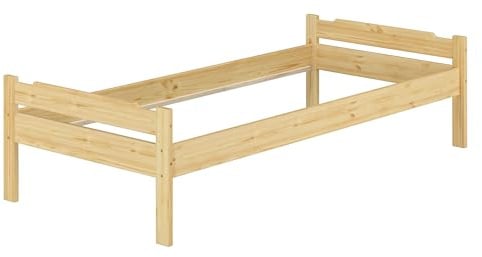 Erst-Holz Bett Kiefer massiv 90x200 Einzelbett Singlebett Massivholz Zubehör wählbar V-60.31-09