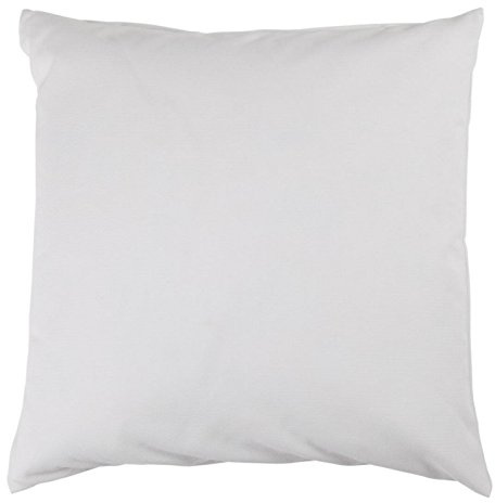 Hans-Textil-Shop Kissenbezug Baumwolle Canvas Uni – robuste Kissenhülle mit Reißverschluss, 30x30 40x40 40x60 50x50 60x60 cm, 220 g/m², handgefertigt in Europa (Weiß, 30x30 cm)