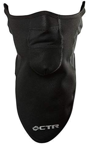 CTR Chaos Mistral Bandana mit winddichtem Gesichtseinsatz, Schwarz, L/XL