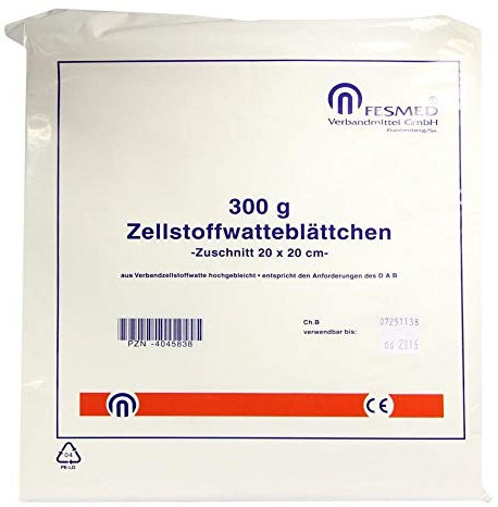ZELLWA Blättchen hochgebl. 20x20 cm 300 g