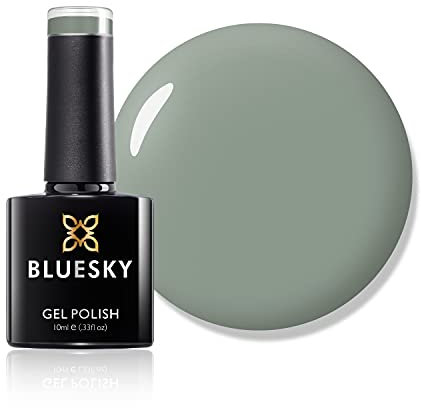 Bluesky Gel Nail Polish, Sage Scarf 80570, Green, Pistachio, Long Lasting, Chip Resistant, 10 ml (Requires Drying Under UV LED Lamp)