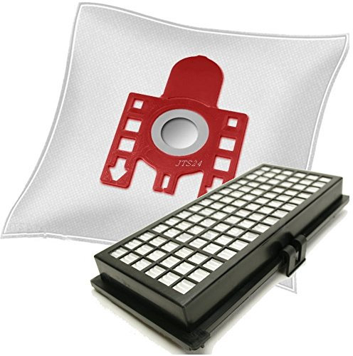 10 DeClean Staubsaugerbeutel + Hepa Filter kompatibel mit Miele S 4210 EcoLine S4, Hybrid SF-AH 50 SF-AH50