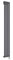 Milano Aruba 600W Anthracite Vertical Single Oval Panel Electric Radiator - 1600mm x 236mm