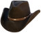 Westernwear-Shop Stars & Stripes Wollfilzhut Dallas Black - schwarz Edition Westernhut Cowboyhut Westernkleidung Filzhut f??r Damen und Herren (Medium) Schwarz