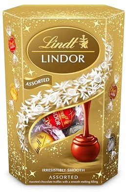 Lindt Lindor Assorted Chocolate Truffles Box, 200g