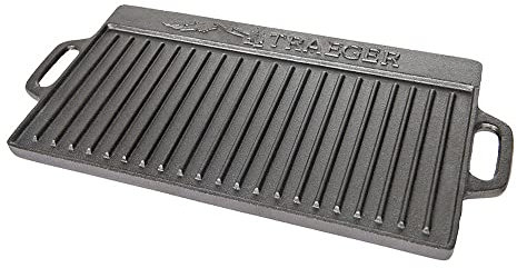 Traeger Plaque de cuisson réversible en fonte