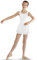 Bloch Dance Mädchen Riya Tank-Trikot, Mädchen, CL8255, weiß, 38