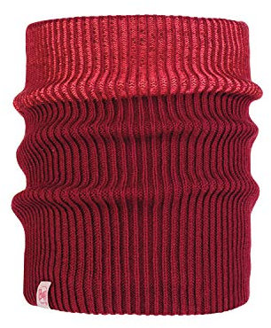 Buff Kids Audny Jnr Halswärmer, gestrickt, Weinrot, Einheitsgröße