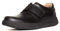 Clarks Herren Un Abode Strap Slipper, Black Leather, 44 EU