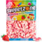 Sweetzone Strawberry Puffs Halal Sweets Tub 1kg Sweets Bulk Retro Sweets Jelly Sweets Wine Gums Sweet Box Bulk Sweets Candy for Sweet Bags Sweet Tub Delight Bulk Candy