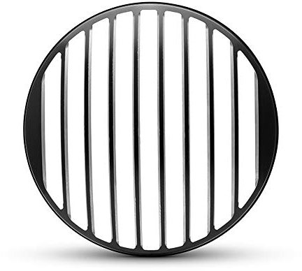 Alchemy Parts Motorrad Scheinwerfer Abdeckung 7.5 Zoll Schutz Scrambler Projekt Retro - Dünn Grill Design