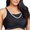 Glamorise Damen 1066 Sports Bra, Schwarz, 115F EU