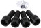 4 piezas Tornillos M14 * 1.5MM para Llantas, Juego de Tornillos y Antirrobo con Llave