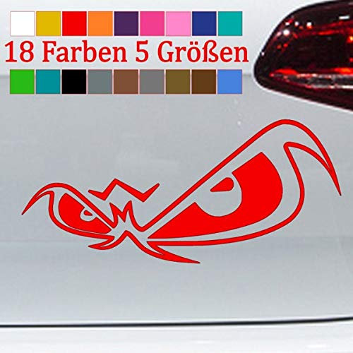 Böser Blick Autoaufkleber Aufkleber Sticker Decal JDM Golf Tuning Augen 5 Größen