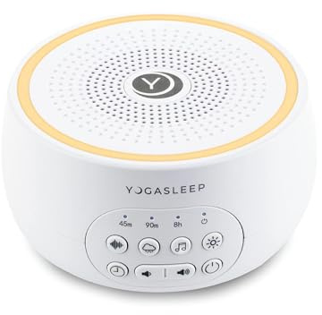 Yogasleep Dreamcenter Multi Sound White Noise Machine with Night Light, Sleep Timer, 26 Soothing Sounds for Travel, Noise Canceling for Office Privacy, Sleep Aid for Adults & Baby, Registry Gift