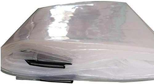 NA LIJINBO Lonas Impermeables Exterior,Lona Transparente De Vidrio, 120 G / M2, Película Suave De Plástico para Invernadero, Almacén, Cubierta De Lluvia, Cubierta De Hoja De Tierra, 20 Tamaños
