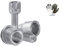 COMPATIBILE CON MERCEDES Classe C dal prima del 03/2007 (DB3) BULLONI ANTIFURTO PER RUOTA AUTO BULLONE PER CERCHIO IN LEGA 4 PERNI+2 CHIAVI