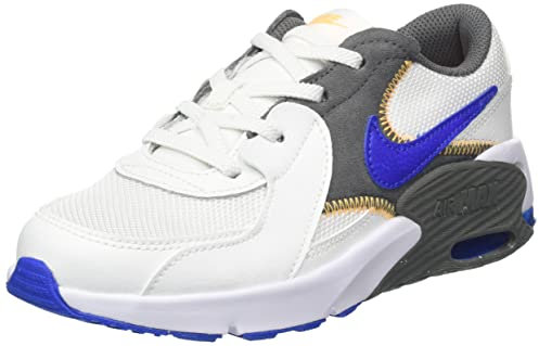 NIKE Air Max Excee Sneaker, Summit White Racer Blue Iron Grey, 11 UK