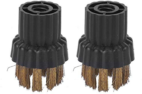 H2O X5 Cleaner Spazzole Rotonde H20 Steam Mop Accessori di Ricambio Portatili 2 Pezzi Testina in Ottone Parti di Ricambio Pulitori a Vapore Lucidatrici per Pavimenti per Steam Mop