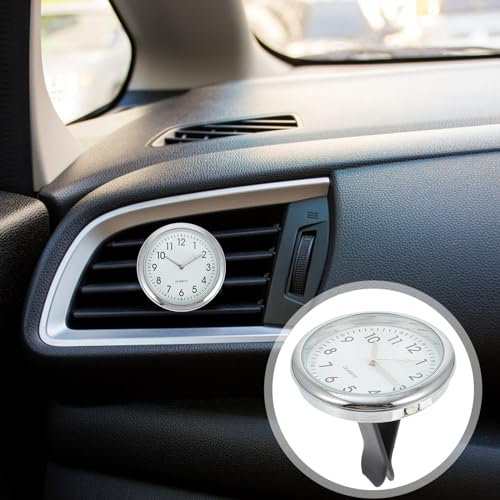 WOFASHPURET 1 Juego Reloj De Coche Adhesivo Mini Luminous Para Tablero Reloj Digital De Vehículo Práctico Y Duradero Con Números Claros Para Automóviles